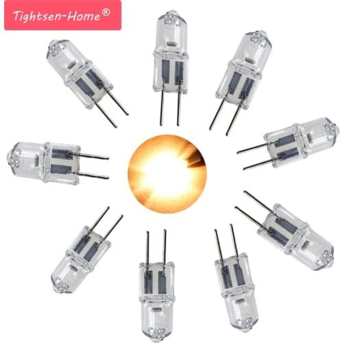 100PCS G4 Halogen Light Bulb Lamp 12V 5W 10W 20W 35W 50W JC Type G4 Base Clear Halogen inserted beads crystal lamp Warm White