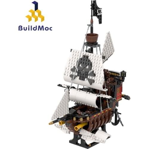 Game Spaceship Series Sky Skeleton Ship Piratess Toys Bricks Educational Xmas Gift Kids Toy Set Collection 662Pcs