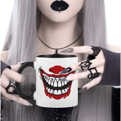 Creative Coffee Cups And Mugs DIY Customize Ceramic Mug Print Photo Tea Water Milk Tumbler Cup To Friend Halloween Gift Caneca