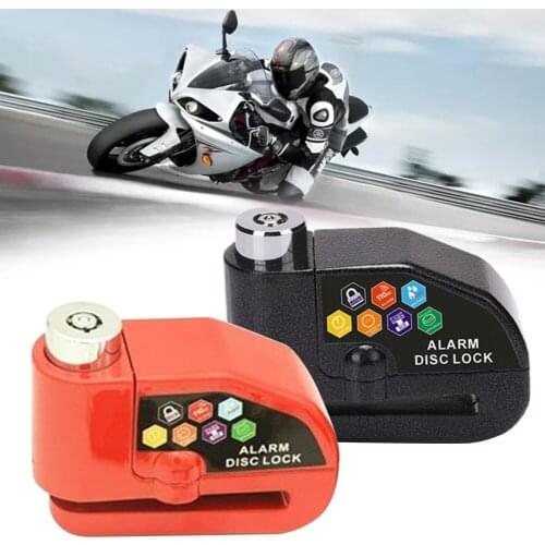Motorcycle Alarm Lock Bike Lock Security Anti-theft Lock Moto Disc Brake Locks Safety Alarm Security Safety Siren Locks