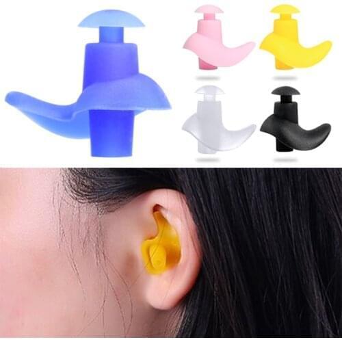 Soft waterproof Silicone Swimming nose clip earplugs set Surf diving swimming pool accessories for adults ear plug water