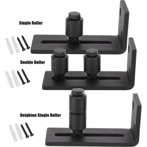 Carbon Steel Adjustable Sliding Slides Floor Guide For Barn Door Hardware Accessory Sliding Door Slide Rail Mechanism Furniture