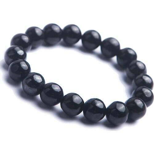 Genuine Natural Purple Sugilite Round Stone Loose Beads Women Crystal Jewelry Stretch Bracelet 11.5mm