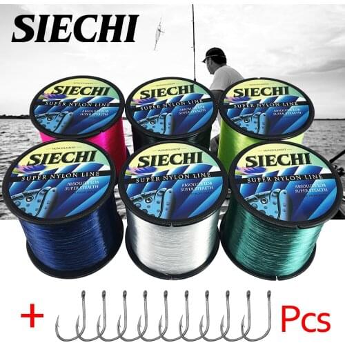 Nylon Fishing Line 1000m Extreme Strong Monofilament Japanese Durable Monofilament Rock Sea Fishing Line 4LB-28LB SIECHI Brand