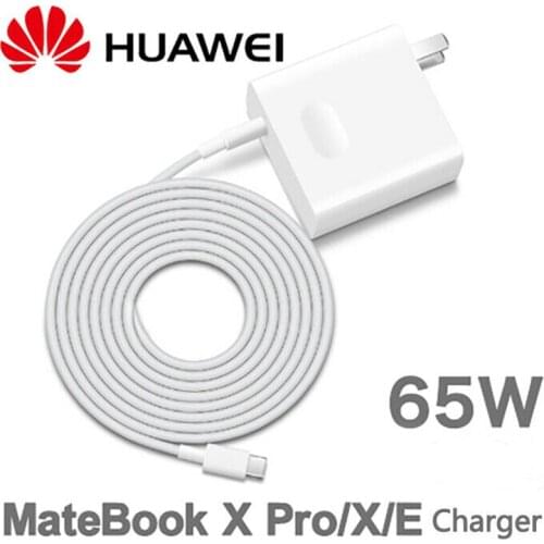 Original Power Charger 65W FOR Huawei Matebook x Pro / X/E Adapter Laptop hw-200325cp0 hw-200325UP0 100-240V 12v-2a 15v-3a