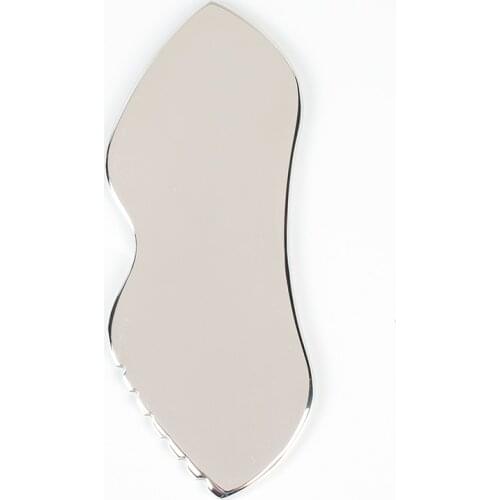 Beauty Appliances Sawtooth Gua Sha Tool 304 Stainless Steel Massager For Face Care Jade Scraper Eye Skin Neck Massage Apparatus