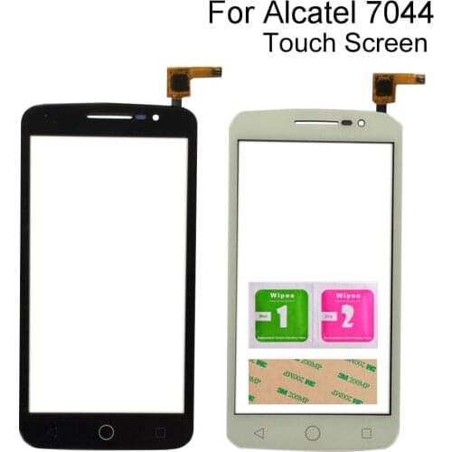 Mobile Touch Screen For Alcatel One Touch Pop 2 OT7044 7044 7044Y 7044A 7044X 7044K Digitizer Panel Sensor TouchScreen 3M Glue