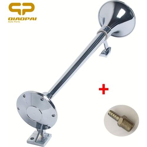 Universal Super loud Sounds Trumpet Air horn 150DB chrome Siren Tone 12V for Car Horns Boat BUS Truck horn Train Accessories