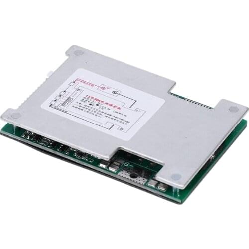 13S 48V 30A Li-Ion Lipolymer Battery Protection Board BMS PCB Board with Balance Heatsink for E-Bike EScooter
