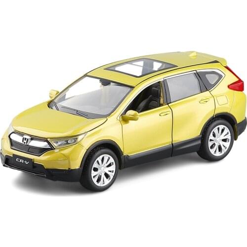 1:32 Scale For HONDA CR-V Diecast Alloy Metal Luxury Suv Collection Car Model Sound&Light Toys Vehicle