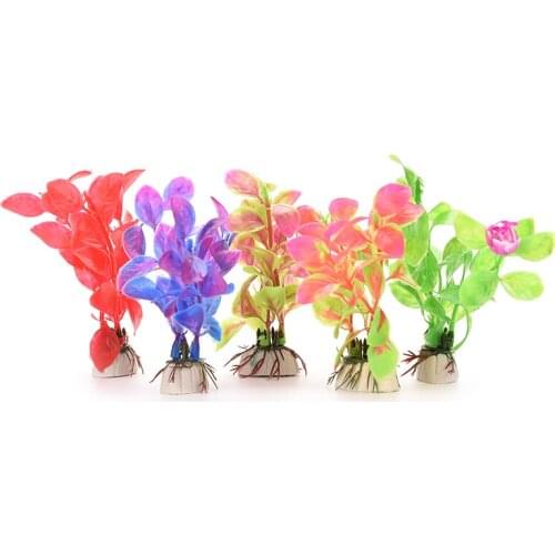 1 pcs Plastic Plants Aquarium Plants Fish Tank Decorations Used For Household And Office Aquarium Simulation