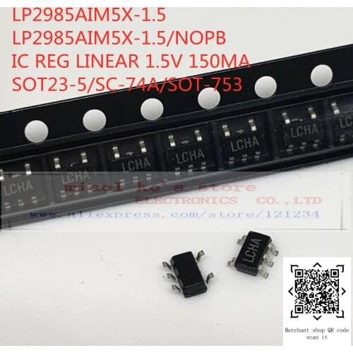 [10pcs] LP2985AIM5X-1.5 LCHA LP2985AIM5X-1.8 LAYA LP2985AIM5X-2.8 LOKA LP2985AIM5X-3.0 L0OA LP2985AIM5X-3.1 L0PA - IC REG LINEAR