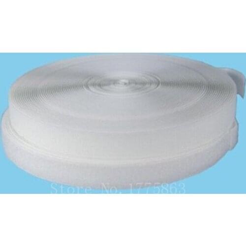 10 Yards 1'' 25mm Width White Sew on Hook and Loop Tape AA7316