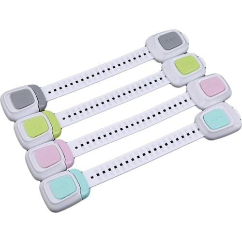 4 Color Multifunctional Dual Button Safety Lock Protection Drawer Refrigerator Closestool Cabinet Safety Lock FOR Children Baby