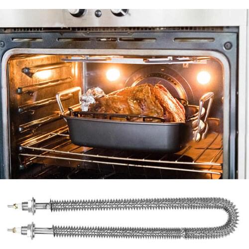 40mm U Type Finned Electric Heat Pipe Tube Stainless Steel U Shape Fin Heating Element 220V 1.5kW For Food Oven Air Conditioner