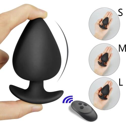 Vibrator Anal Plug Tail with Remote Prostate Massager 10 Speeds USB Rechargeable Anal Stimulator Sex Toys for Men Women