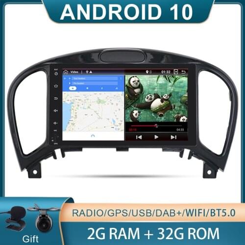 Bosion For nissan juke 2010-2014 2 din Android 10.0 Car radio Multimedia video Player gps navigation bluetooth wifi autoradio