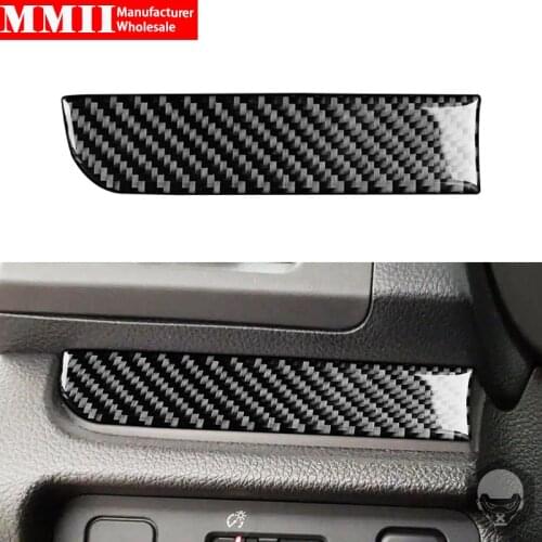 For Subaru Impreza/Subaru XV Crosstrek 2012-2014 Driving Side Trim Strip Cover Sticker True Carbon Fiber Styling Accessories
