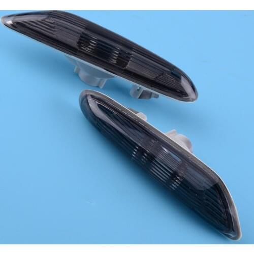 Beler 2pcs Smoke Side Marker Turn Signal Lights 12V 5W Car Accessories for BMW E90 E91 E92 E93 2006 2007 2008 2009 2010 2011