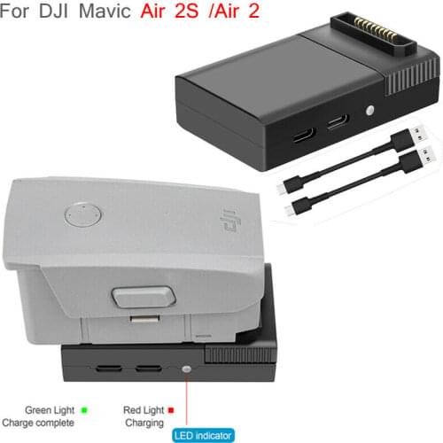 QC3.0 Fast Charger Battery Quick USB Charging For DJI Mavic Air 2S /Air 2 Drone