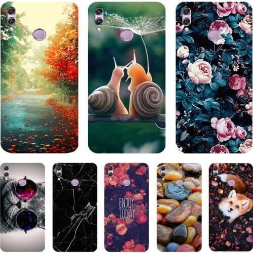 Honor 8X Cover For Huawei Honor 8X Max Case Silicone Soft Back Cover Case On Honor 8X Honor View 30 Case 8 X Honor V30 Pro Case