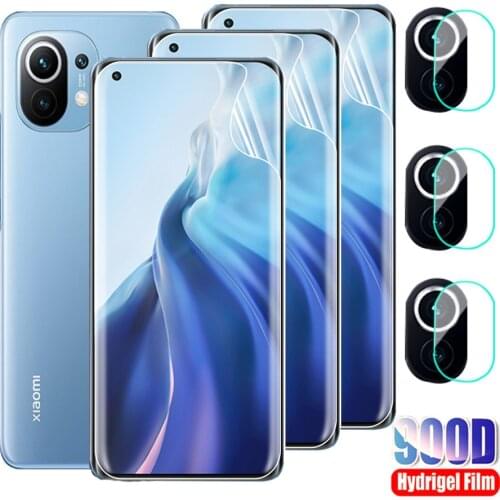 Xiomi mi 11 Screen Protector Hydrogel Film For Xiaomi Mi 11 Phone Soft Glass Mi11 Protective Film Xiomi mi11 Not Glass Mi 11