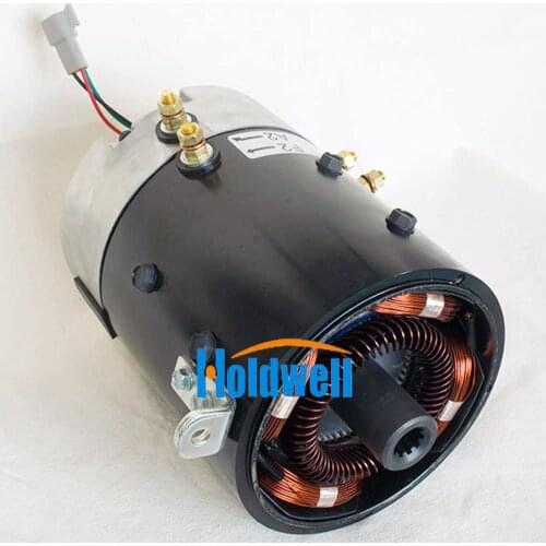 Holdwell DC SepEx Motor 48V 3.7KW Replace Club Car 102775101 for Electric Vehicle