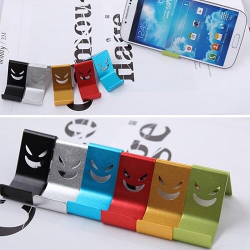 Cute Portable Metal Stand Holder For Cellphone iPhone 6 Colors 20pcs/lot Free Shipping