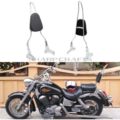 Motorcycle High Quality Spike Bow Passenger Backrest Sissy Bar For Honda Shadow ACE VT400 VT750 1998 1999 2000 2001 2002 2003
