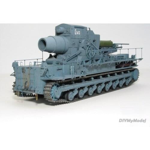 DIYMyModeI GPM of German Karl railway gun DIY Handcraft Paper Model KIT Handmade Toy Puzzles Gift Movie props RU(Origin)
