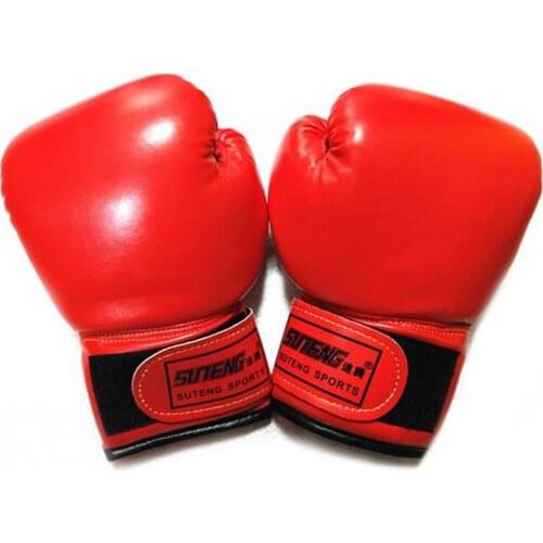 Kick Boxing Gloves For 2-8 Years Children PU Karate Muay Thai Guantes De Boxeo Free Fight MMA Sanda Training Kids Equipment
