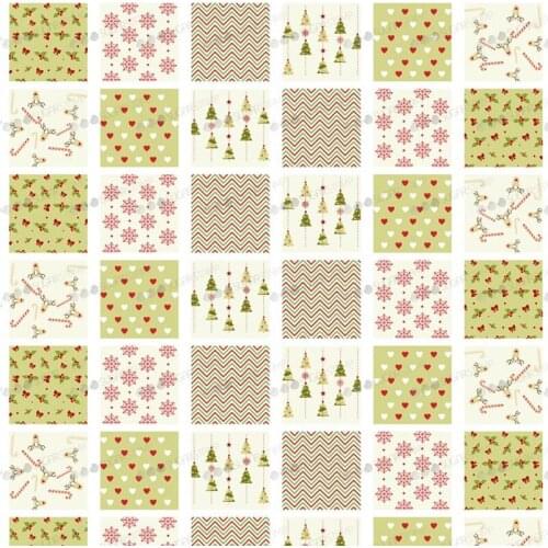 1pc mix pattern A4 customized Christmas sugar stamp paper Chocolate Transfer Sheet Chocolate transfer paper xmas cake decoration