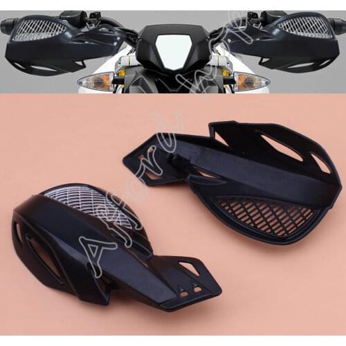Motorcross Brush Black Plastic Grid Bar Hand Guards Protector Handguard Motorbike Parts Handle Guards 7/8'' 22mm for Honda