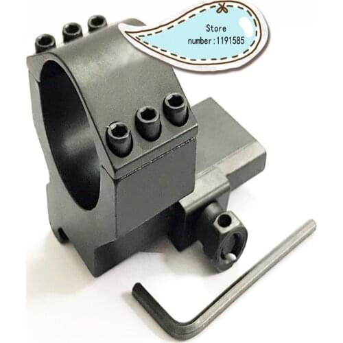 Tactical L Offset 30mm Cantilever Rifle Scope Gun Mount Ring Aluminum Heavy Duty Fit 20mm Picatinny Weaver Rail Hunting