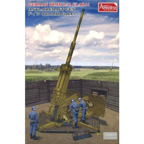 Amusing Hobby 35A024 1/35 German 88mm L71 Flak 41 AA Gun Model Kit