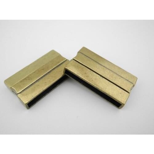 2Colors--10 Sets 34.5x4.0mm Strong Magnetic Clasp for Elegant Brazil Style Bracelet--CLP1243