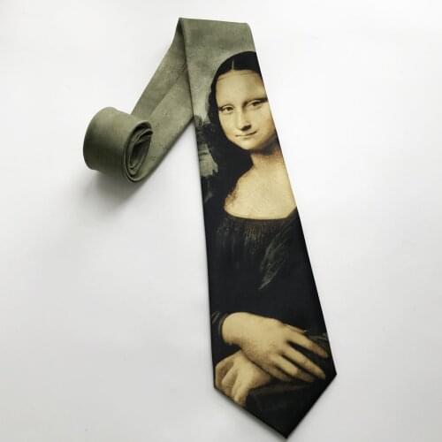 Top Designer Necktie Unique Famous Painting Ties for Artist Fashion Men Gravata