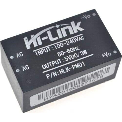 HLK-PM12 AC-DC 220V to 12V Buck Step Down Power Supply Module Converter Intelligent Household Switch HLK-PM12 UL/CE