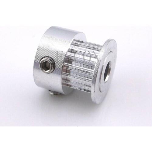 10pcs/lot GT2 Timing Pulley Bore 6.35mm width 7mm 20 teeth Alumium teeth for width 6mm belt and 3D printer CNC stepper motor