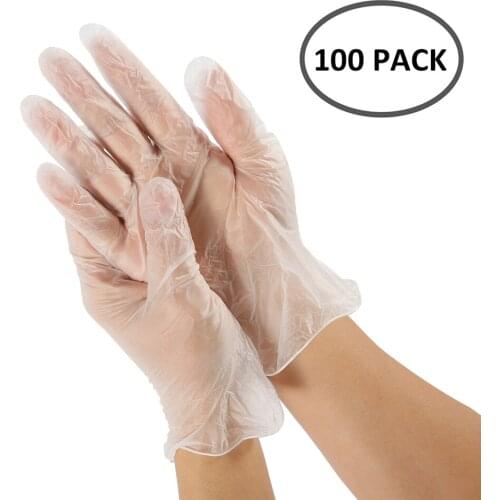 100pcs Disposable Gloves Food Grade Waterproof Baking Kitchen Beauty Gloves Household Bathroom Sanitary Glove for Cooking Clean