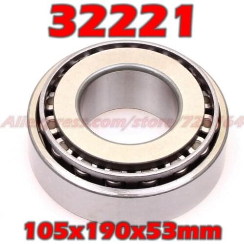 105x190x53 mm Tapered Roller Bearings 32221 7521E HR32221J 32221JR 32221A E32221J 32221VC12 32221U 32221E 105*190*53