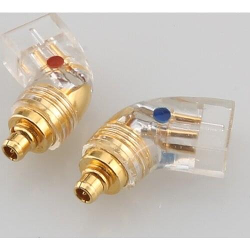 Free Shipping pair Headphone Plug for A2DC Male to MMCX Female Converter Adapter