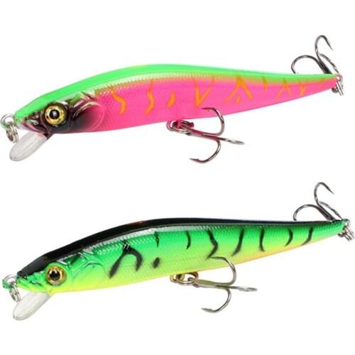 Minnow Fishing Lures 10.5cm 10g Bass Trolling Artificial Hard Bait Crankbait Wobblers 3D Eyes Pike Carp Bait Fishing Tackle
