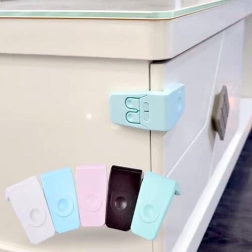 50Pc Baby Safety Lock Drawer Protection Drawer Anti-Clipper Right Angle
