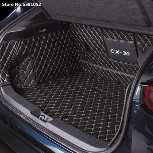 For Mazda Cx-30 Cx30 2020 2021 Car Rear Trunk Mats Floor Trunk Mats Boot Liner Luggage Tray Cargo Protector 2019