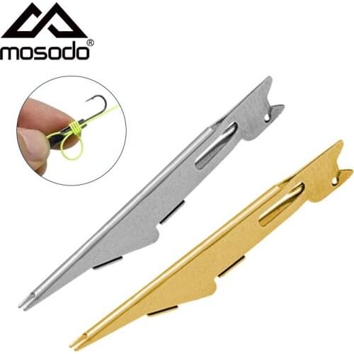 Mosodo Tie Fast Knot Tyer Fly Fishing Tying Tools Nail Knotter Loop Tier Quick Knot Tie Fishing Tackle Accessories