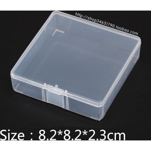 Component & Accessories Boxes transparent plastic Boxes product storage & packaging & Small Parts square Box Free Shipping