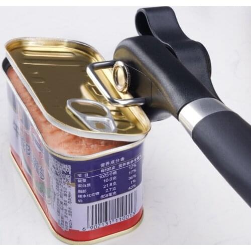 Stainless Steel Can Opener Professional Tin Manual Bottle Openers Craft Beer Grip Opener Cans Bottle Opener Kitchen Gadgets
