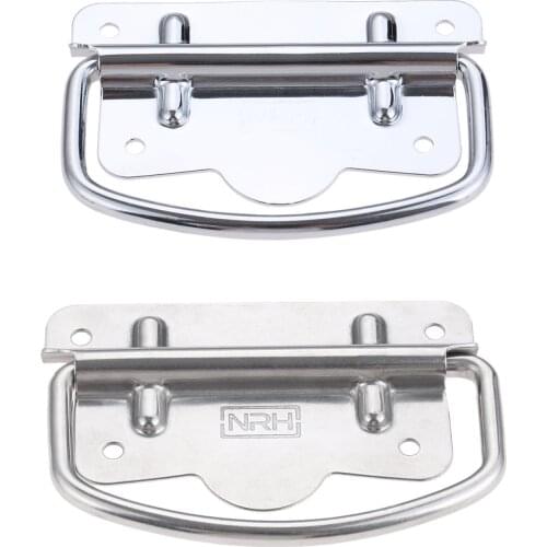 Stainless Steel Aluminum Box Handle Luggage Pull Handle Toolbox Suitcases Equipment Cabinet Pull Drawer Knob Furniture Hardware