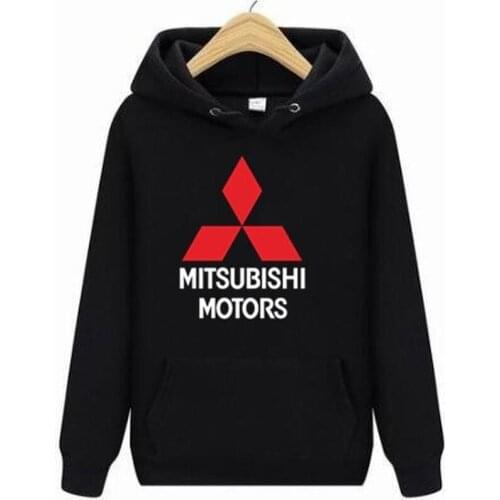 2021 New Hip Hop Harajuku Plus Size hoodies Hoodies Mitsubishi logo Printed Hoodie Long Sleeve Mans Jacket Sweatshirt